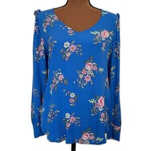 Ann Taylor LOFT floral blouse